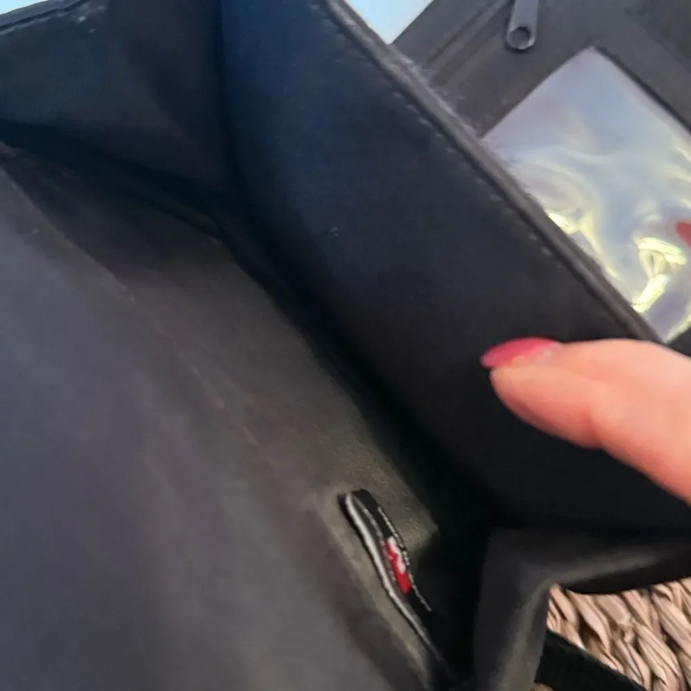 Mundi Anti-Theft Black Crossbody Wallet Bag - Good Condition